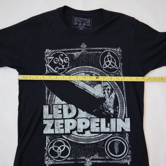 Led Zeppelin Band Black T Shirt, Size Medium - Picture 9 of 9